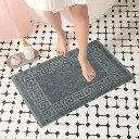 Regular Bath Mat – Soft & Durable (80% Cotton, 20% Polyester) - Grey