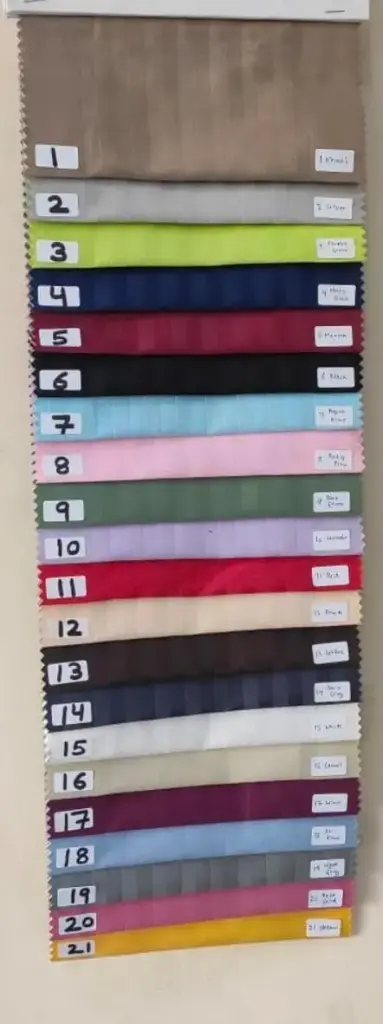 STRIPED FLAT BEDSHEET - COLOURED 24 + Color options to choose